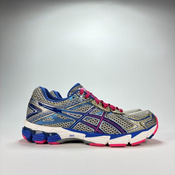 ASICS GT-1000 2 T3R5N Blue Pink Gray T3R5N Running Shoes Women's Size 7.5 - Picture 1 of 10